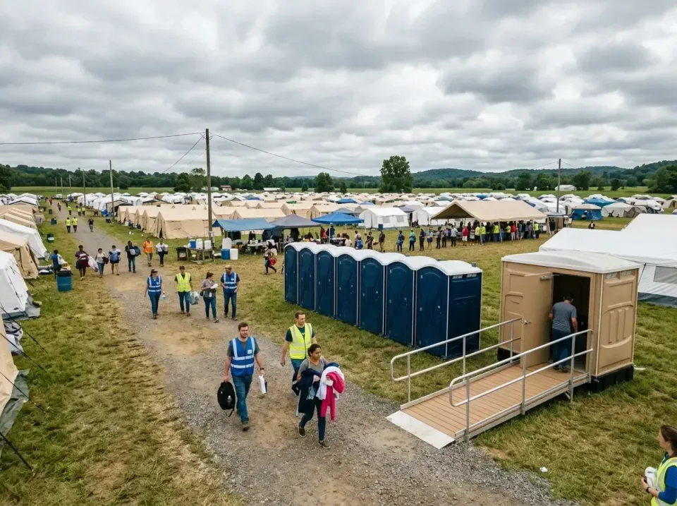 disaster-relief-camp-restrooms-010 — frequently asked questions, Dumpster & Portable Bathrooms Rental in Crossett, AR